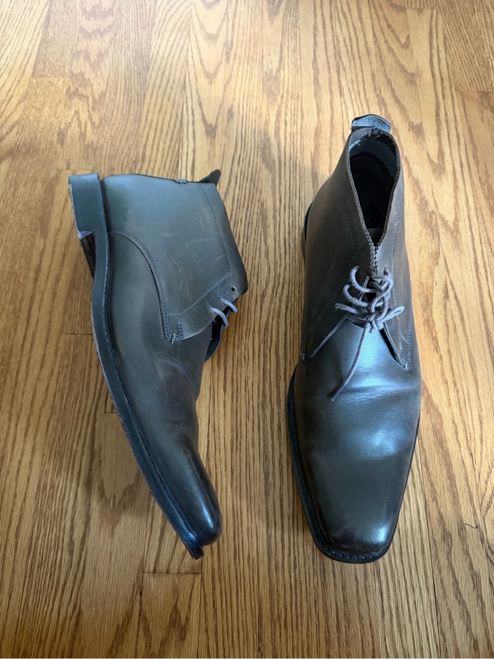Ted Baker Dark Brown Leather Chukka Boots